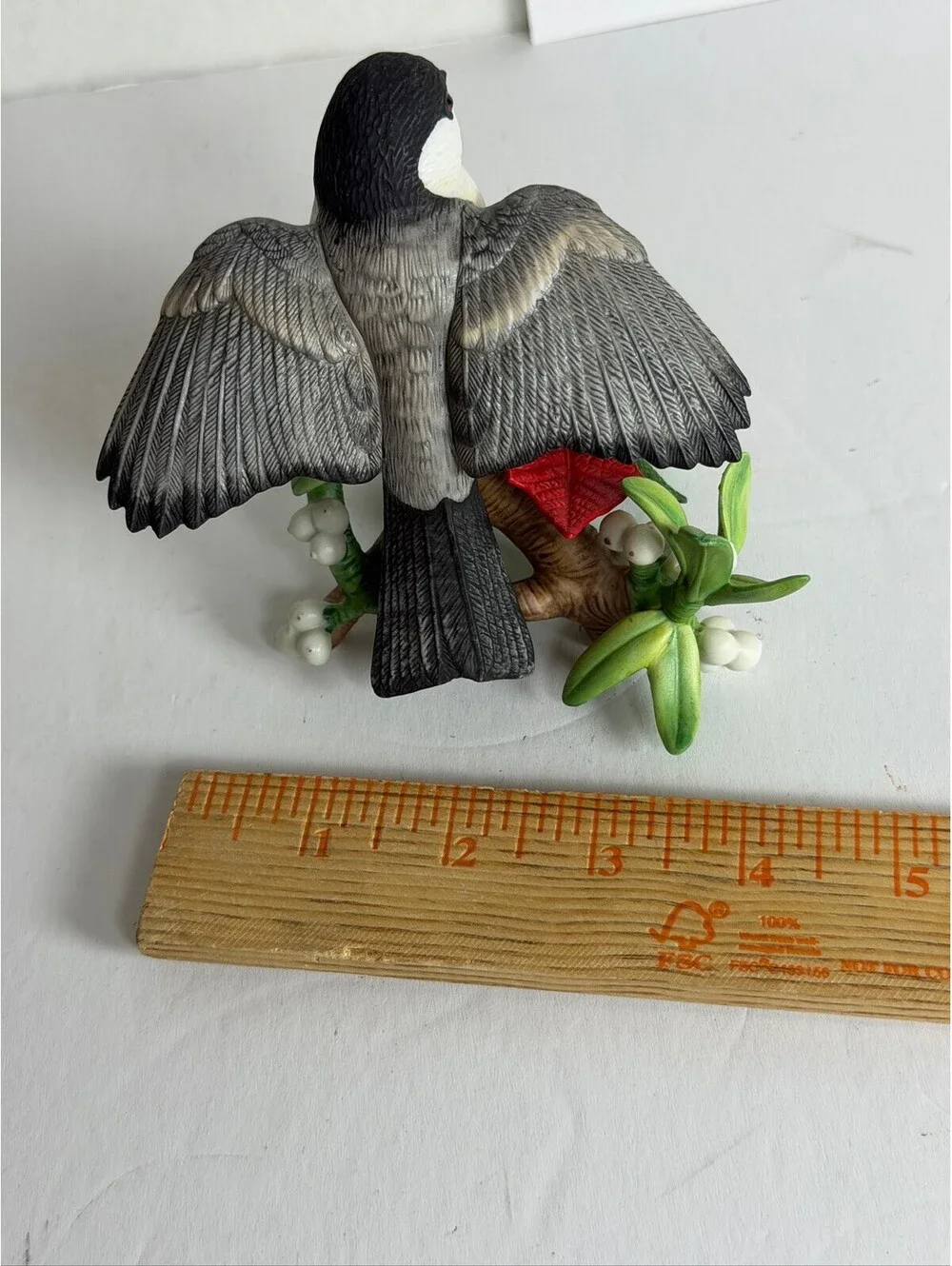 Vintage 1997 Lenox Christmas Chickadee Figurine Limited Edition Holiday Decor